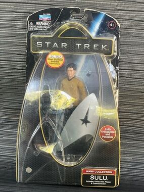 Star Trek 2009 Hikaru Sulu Warp Collection 6 Inch Action Figure Playmates New